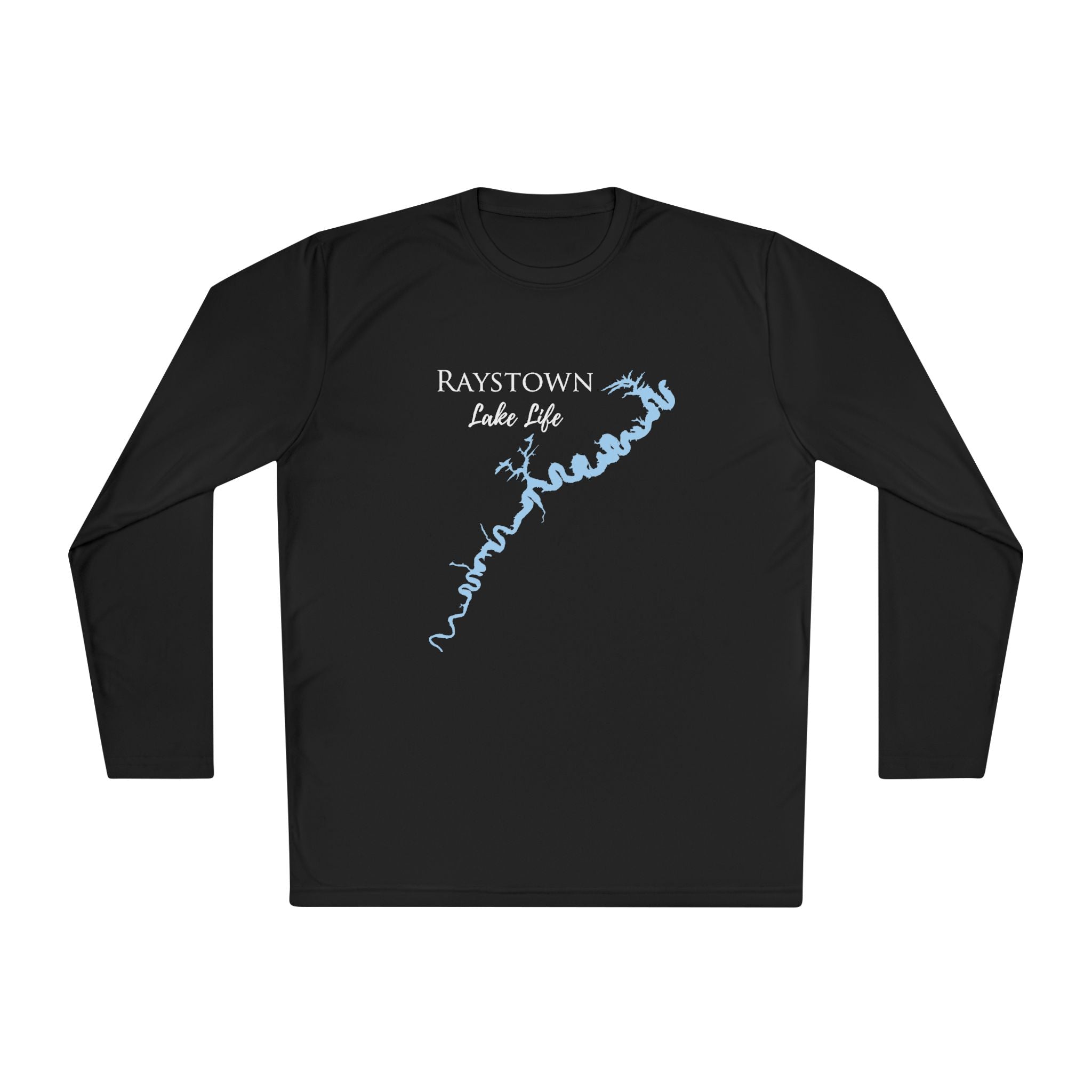 Raystown Lake Life Dri-fit Boating Shirt – Breathable Material – Men's Long Sleeve Moisture Wicking Tee – Pennsylvania Lake