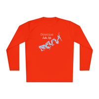 Douglas Lake Life Dri-fit Boating Shirt – Breathable Material – Men's Long Sleeve Moisture Wicking Tee – Tennessee Lake