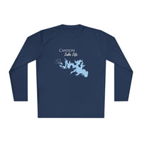 Canyon Lake Life Dri-fit Boating Shirt – Breathable Material – Men's Long Sleeve Moisture Wicking Tee – Texas Lake