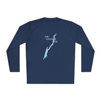 Lake George Life Dri-fit Boating Shirt – Breathable Material – Men's Long Sleeve Moisture Wicking Tee – New York Lake