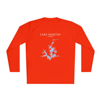 Lake Martin Dri-fit Boating Shirt – Breathable Material – Men's Long Sleeve Moisture Wicking Tee – Alabama Lake