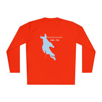 Newfound Lake Life Dri-fit Boating Shirt – Breathable Material – Men's Long Sleeve Moisture Wicking Tee – New Hampshire Lake
