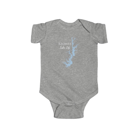 Lake Keowee Infant Fine Jersey Bodysuit - South Carolina Lake