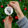 Load image into Gallery viewer, Hwy 57 North Roadsign Christmas Ornament -  Priest Lake Life Ceramic Ornament - Classic Christmas Ornaments - Idaho Lake