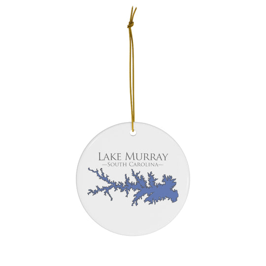 Lake Murray Life  Ceramic Ornament - Classic Christmas Ornaments - South Carolina Lake