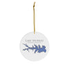 Load image into Gallery viewer, Lake Murray Life  Ceramic Ornament - Classic Christmas Ornaments - South Carolina Lake