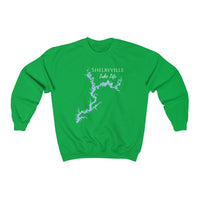 Shelbyville Lake Life - Unisex Heavy Blend™ Crewneck Sweatshirt - Illinois Lake