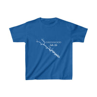 Greenwood Lake Life - Kids Heavy Cotton Youth Tee - South Carolina Lake