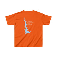 Eagle Mountain Lake Youth Shirt - Kids Heavy Cotton Tee - Texas Lake