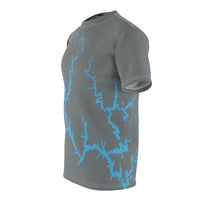 Lewis Smith Lake Wrap Around Lake Design - Unisex AOP Cut & Sew Tee