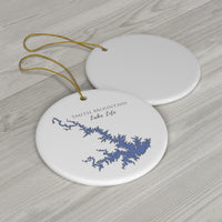 Smith Mountain Lake Life Ceramic Ornament - Classic Christmas Ornaments - Virginia Lake