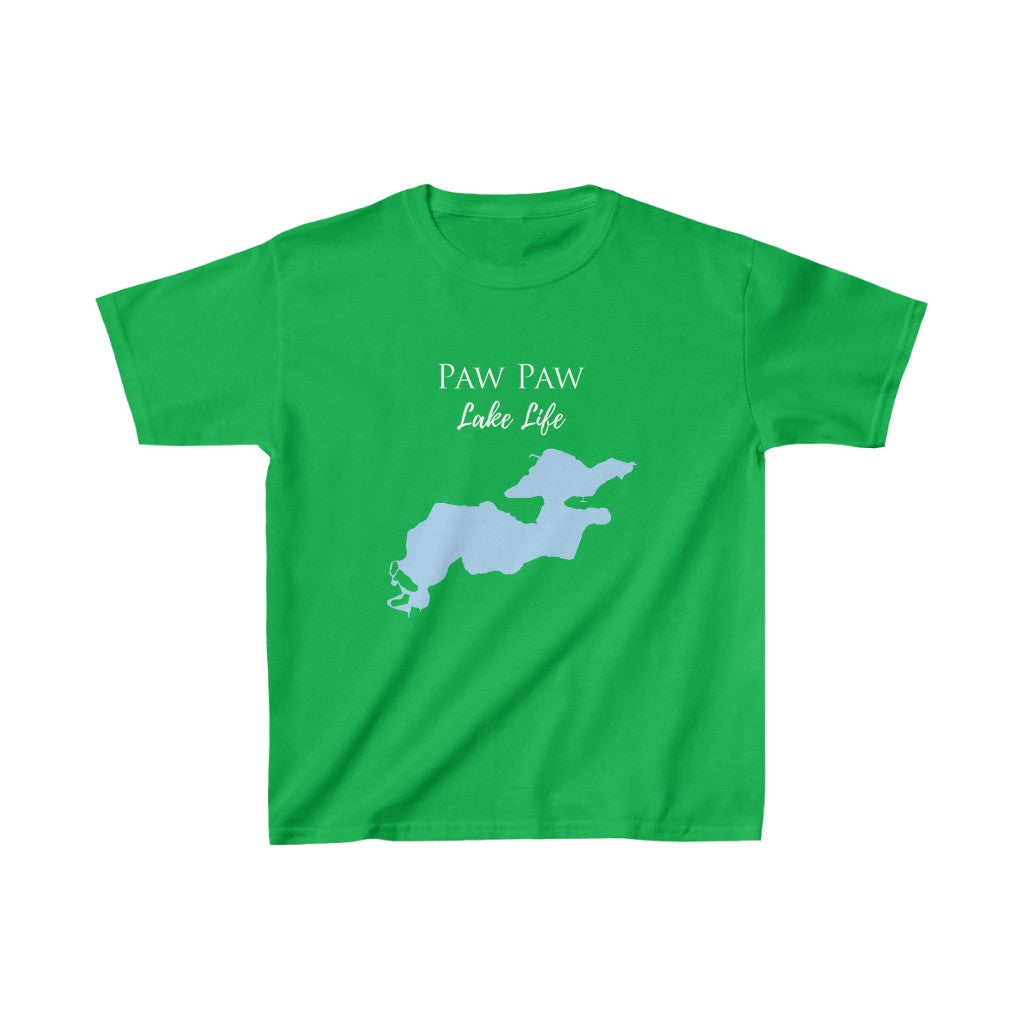 Paw Paw Lake Life - Kids Heavy Cotton Tee - Michigan Lake