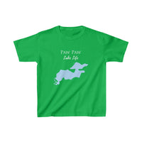 Paw Paw Lake Life - Kids Heavy Cotton Tee - Michigan Lake