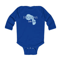 Higgins Lake Life Onsie - Durable Lake Onsie - Infant Long Sleeve Bodysuit - Michigan Lake