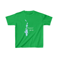 Priest Lake - Kids Heavy Cotton Youth Tee - Idaho Lake