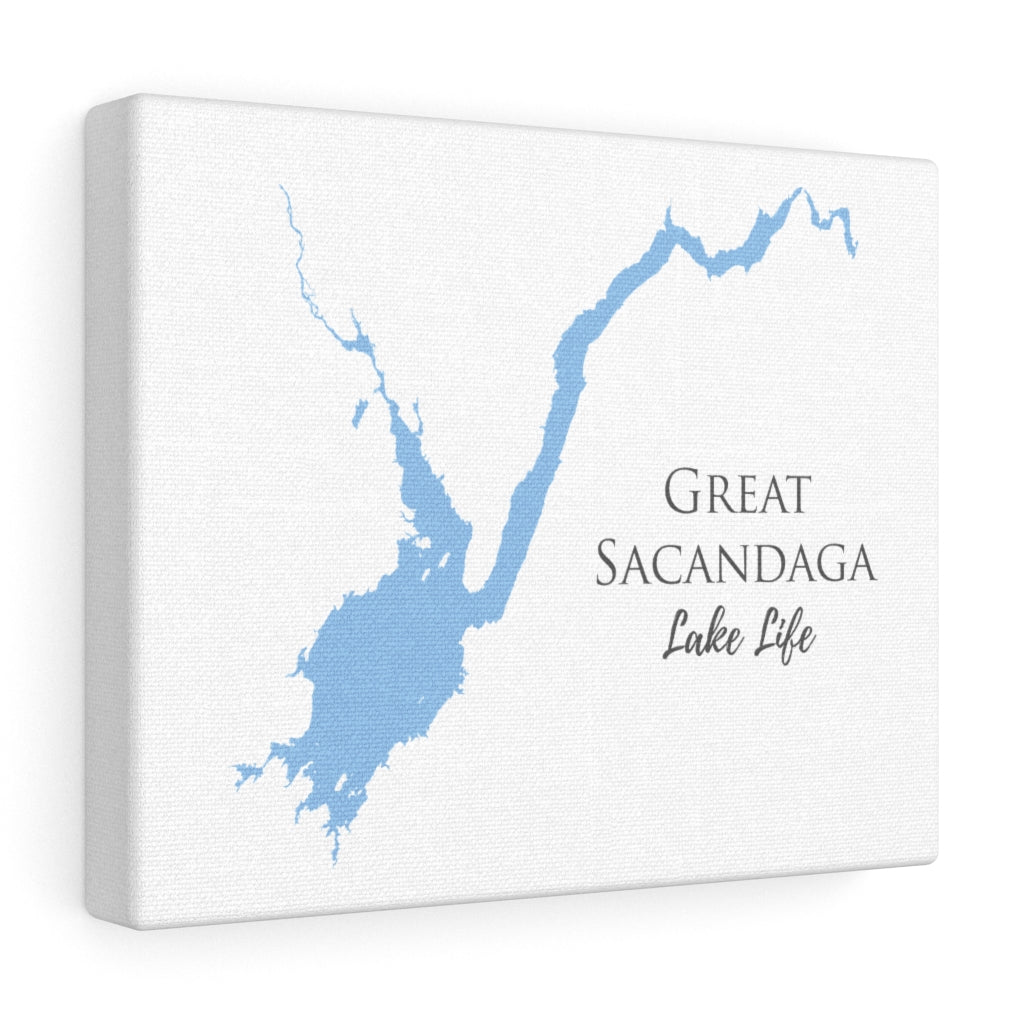 Great Sacandaga Lake Life  - Canvas Gallery Wrap - Canvas Print - New York Lake