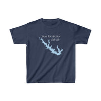 Sam Rayburn Lake Life - Kids Heavy Cotton Tee -  Texas Lake