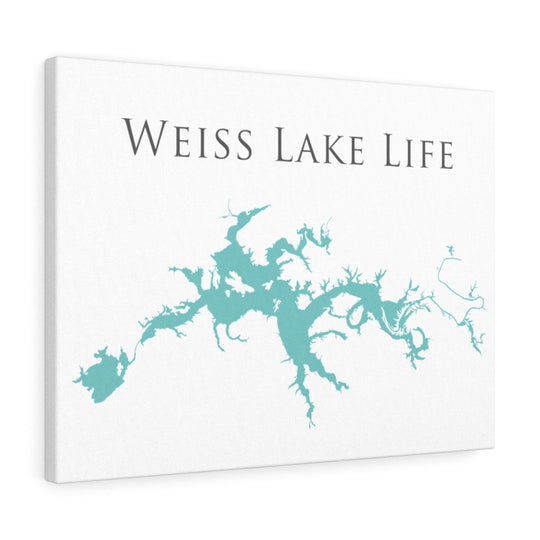 Weiss Lake Life  - Canvas Gallery Wrap - Canvas Print - Georgia Lake