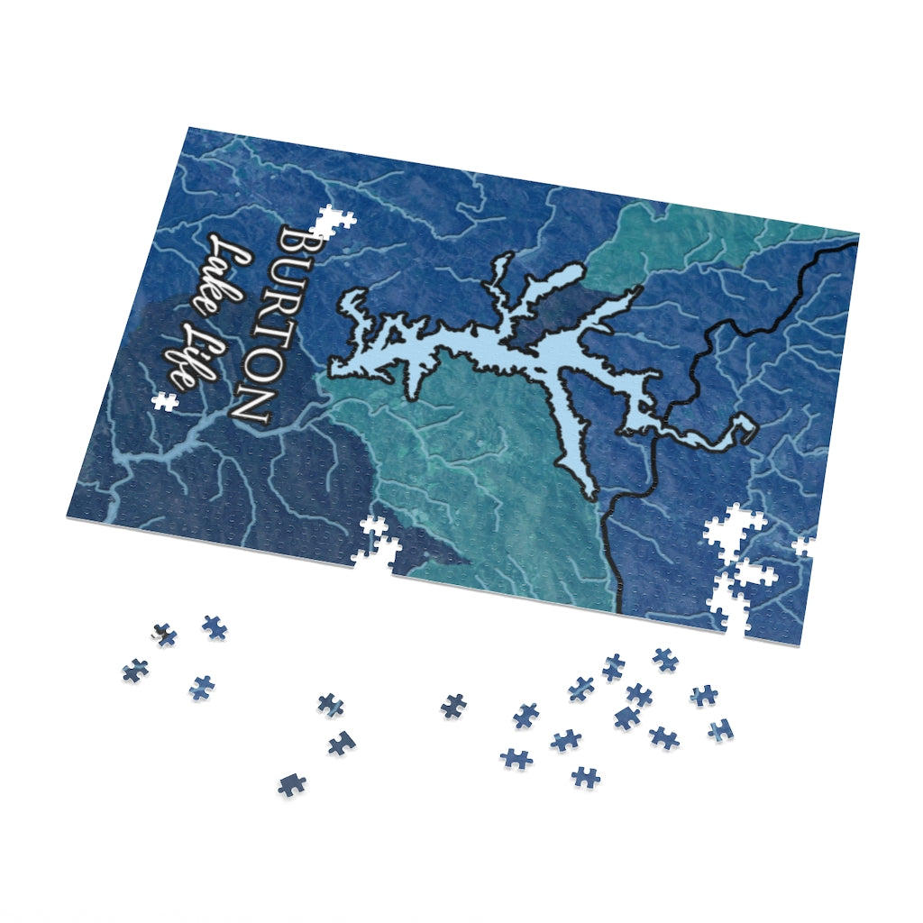 Burton Lake Life Jigsaw Puzzle (252, 500, 1000-Piece) - Georgia Lake