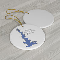 Eagle Mountain Lake Life Ceramic Ornament - Classic Christmas Ornaments -  Texas Lake
