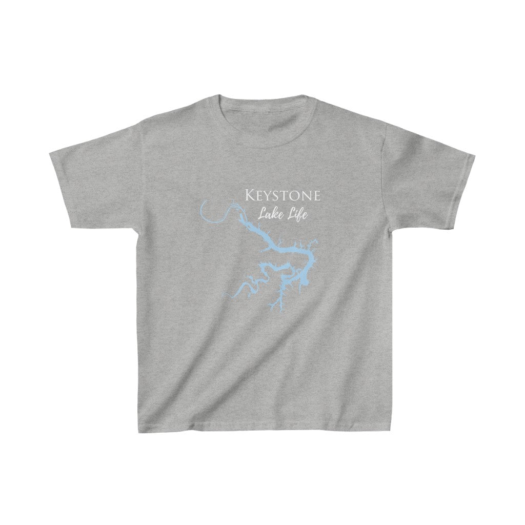 Keystone Lake Life - Kids Heavy Cotton Tee - Oklahoma Lake