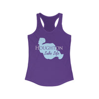 Houghton Lake Life Women's Ideal Racerback Tank - Michigan Lake