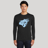 Indian Lake Life Dri-fit Boating Shirt - Breathable Material- Men's Long Sleeve Moisture Wicking Tee - Ohio Lake