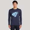 Indian Lake Life Dri-fit Boating Shirt - Breathable Material- Men's Long Sleeve Moisture Wicking Tee - Ohio Lake