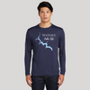 Wateree Lake Life Dri-fit Boating Shirt - Breathable Material- Men's Long Sleeve Moisture Wicking Tee - South Carolina Lake