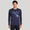 Lake Anna Life Dri-fit Boating Shirt - Breathable Material- Men's Long Sleeve Moisture Wicking Tee - Virginia Lake