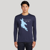 Newfound Lake Life Dri-fit Boating Shirt - Breathable Material- Men's Long Sleeve Moisture Wicking Tee - New Hampshire Lake