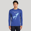 Monomonac Lake Life Dri-fit Boating Shirt - Breathable Material- Men's Long Sleeve Moisture Wicking Tee - Massachusetts & New Hampshire Lake