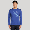 Lake Anna Life Dri-fit Boating Shirt - Breathable Material- Men's Long Sleeve Moisture Wicking Tee - Virginia Lake