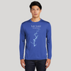 Lay Lake Alabama Dri-fit Boating Shirt - Breathable Material- Men's Long Sleeve Moisture Wicking Tee - Alabama Lake