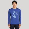 Load image into Gallery viewer, Perry Lake Life Dri-fit Boating Shirt - Breathable Material- Men&#39;s Long Sleeve Moisture Wicking Tee - Kansas Lake