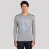 Perry Lake Life Dri-fit Boating Shirt - Breathable Material- Men's Long Sleeve Moisture Wicking Tee - Kansas Lake