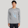 Russell Lake Life Dri-fit Boating Shirt - Breathable Material- Men's Long Sleeve Moisture Wicking Tee - Georgia & South Carolina Lake