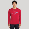 Rabun Lake Life Dri-fit Boating Shirt - Breathable Material- Men's Long Sleeve Moisture Wicking Tee - Georgia Lake