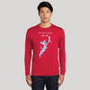 Hopatcong Lake Life Dri-fit Boating Shirt - Breathable Material- Men's Long Sleeve Moisture Wicking Tee - New Jersey Lake