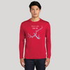 Sinclair Lake Life Dri-fit Boating Shirt - Breathable Material- Men's Long Sleeve Moisture Wicking Tee - Georgia Lake