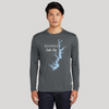 Keowee Lake Life Dri-fit Boating Shirt - Breathable Material- Men's Long Sleeve Moisture Wicking Tee - South Carolina Lake
