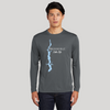 Brookville Lake Life Dri-fit Boating Shirt - Breathable Material- Men's Long Sleeve Moisture Wicking Tee - Indiana Lake