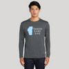 Tahoe Lake Life Dri-fit Boating Shirt - Breathable Material- Men's Long Sleeve Moisture Wicking Tee - California & Nevada Lake