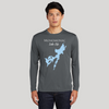 Monomonac Lake Life Dri-fit Boating Shirt - Breathable Material- Men's Long Sleeve Moisture Wicking Tee - Massachusetts & New Hampshire Lake