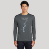 Lay Lake Alabama Dri-fit Boating Shirt - Breathable Material- Men's Long Sleeve Moisture Wicking Tee - Alabama Lake