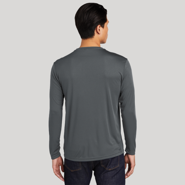 Lake George Life Dri-fit Boating Shirt - Breathable Material- Men's Long Sleeve Moisture Wicking Tee - New York Lake