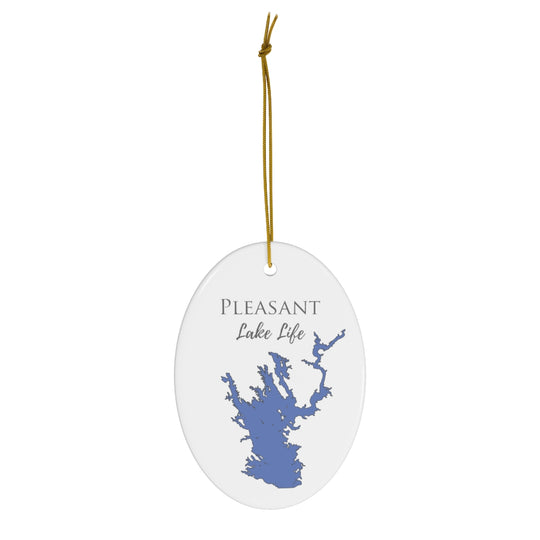 Pleasant Lake Life Ceramic Ornament - Classic Christmas Ornaments -  Arizona Lake