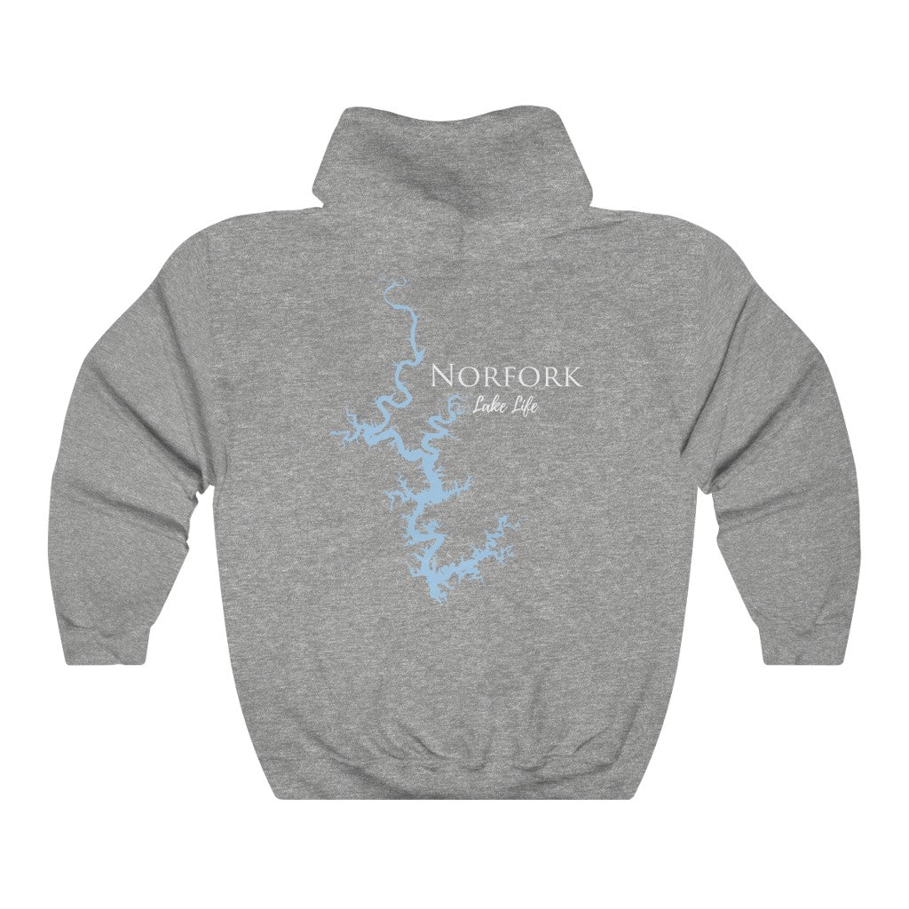 Norfork Lake Life Hoodie - BACK PRINTED - Sweatshirt - Arkansas & Missouri Lake