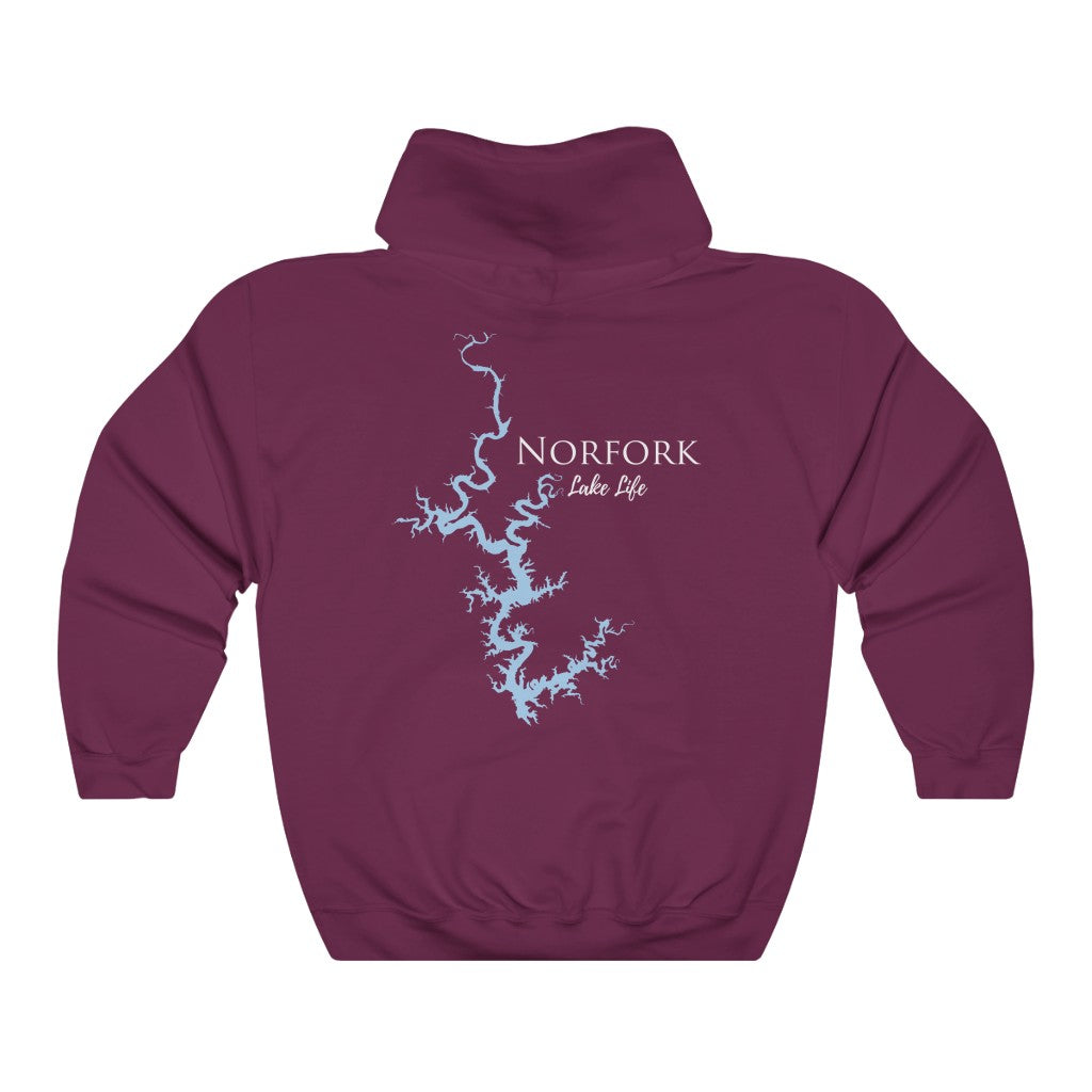 Norfork Lake Life Hoodie - BACK PRINTED - Sweatshirt - Arkansas & Missouri Lake