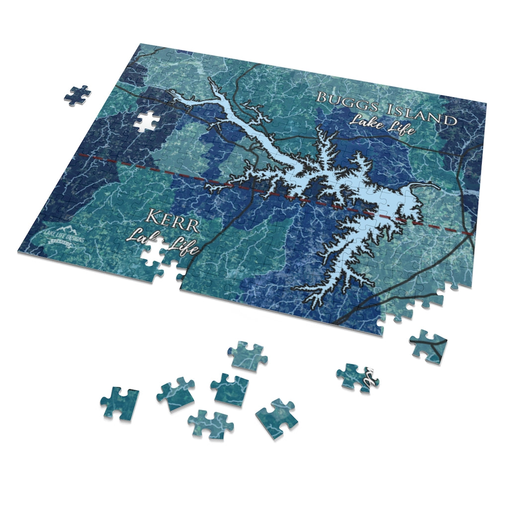 Kerr Lake Life Jigsaw Puzzle (252, 500, 1000-Piece) - South Carolina Lake
